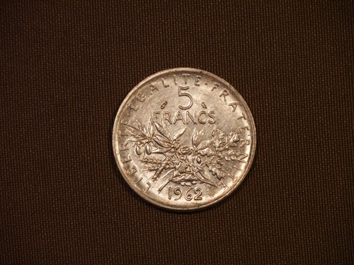 Pièces francs semeuse - 5,