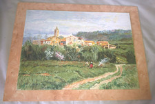 Ancienne belle peinture - belle, huile