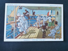 CPA Croquis d'Escale - Messageries Maritimes - DJIBOUTI