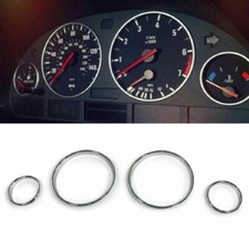 4 CERCLAGE DE COMPTEUR CHROME