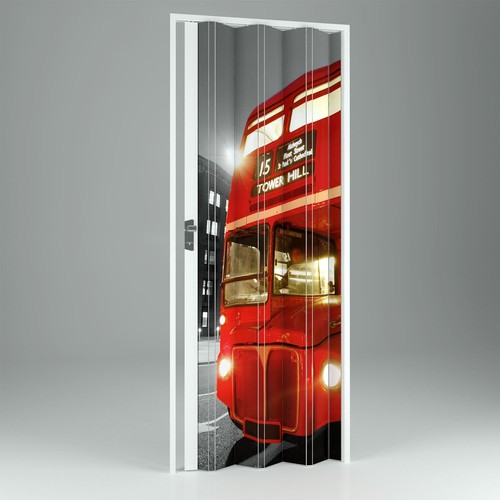 Porte accordèon placard pvc - porte,