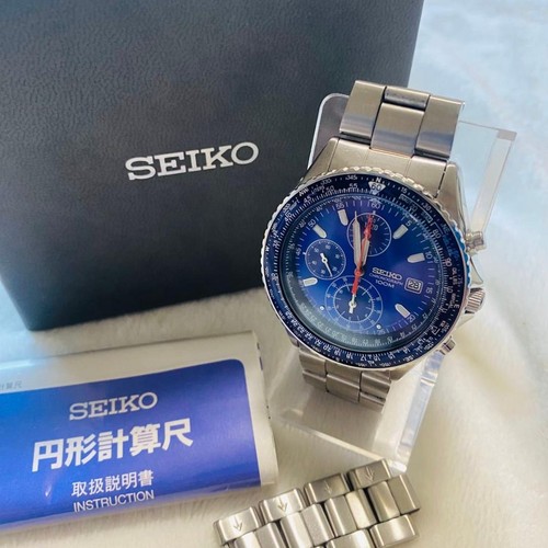 Montre seiko pilot - seiko, chronograph