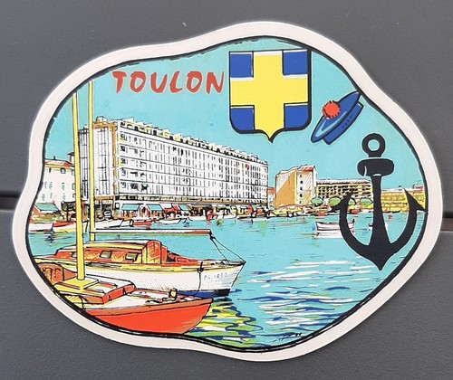 Autocollant vintage marine - autocollant,