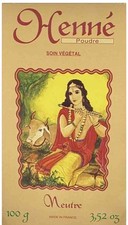 Henné coloration neutre poudre 100g  Made in France