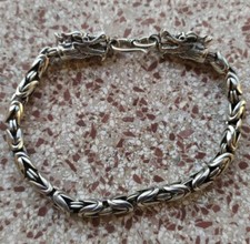 Bracelet Viking Dragon Antique artefact en Zinc Acier Très Belle Finition