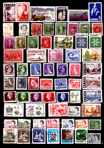 Canada timbres oblitérés - ,