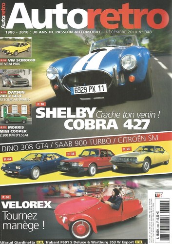 Auto retro 348 shelby - auto, cobra