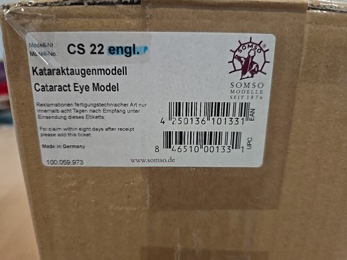 Somso cataract eyeball - somso,