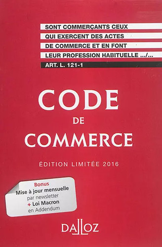 Code commerce 2016 - code,