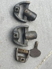 3 Cardans Bronze  tourne broche de cheminee ancien