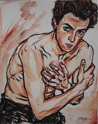 Masculin torso egon - nu, masculin,