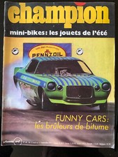 CHAMPION n°68 du 15/08/1971; Mini-bikes/ Funny Cars/ 125 Motobécane/ Gp France