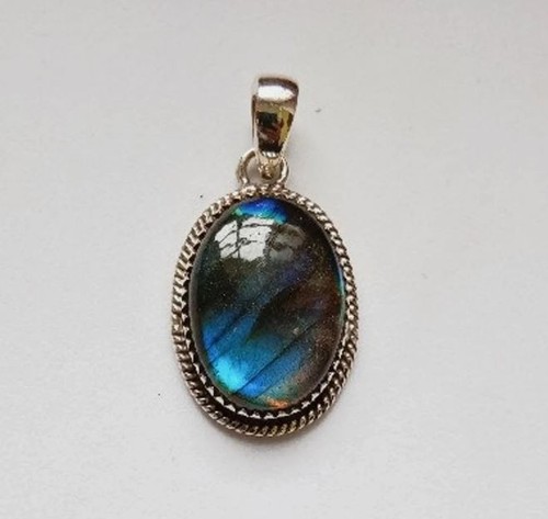Pendentif handmade labradorite - pendentif,
