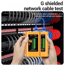 Testeur Câble Réseau RJ45 RJ11 M469D – Diagnostic LED, Court-Circuit, Paires