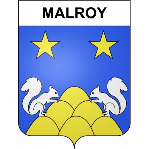 Malroy ville sticker blason - 57,