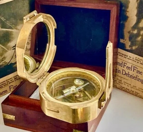 Vintage boussole brass - vintage,