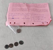 Lot d'anciennes pièces