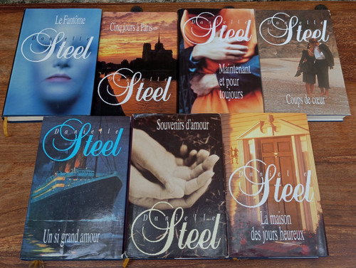 Danielle steel lot de 7 - steel,