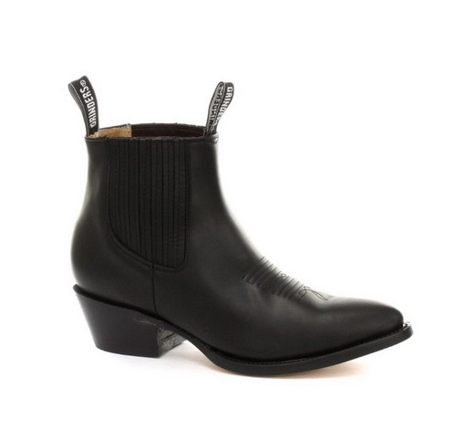 Bottes western cowboy noires - western,