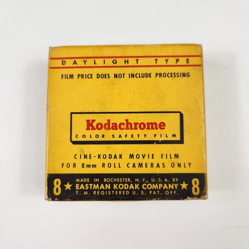 Kodachrome 8mm movie film - 8mm, cine