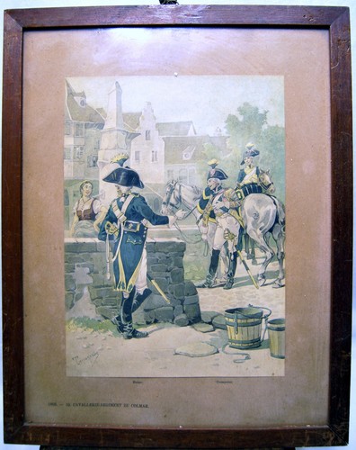 Estampe 1911 tanconville - estampe,