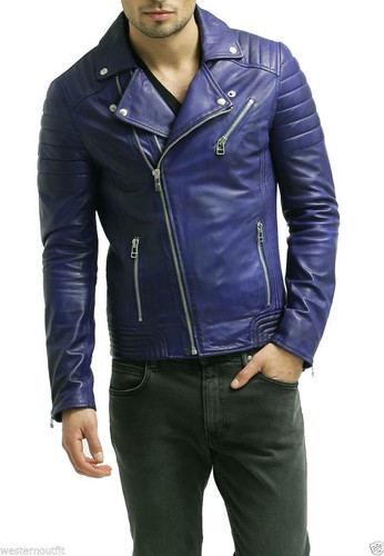 Veste cuir agneau - d'agneau, pour