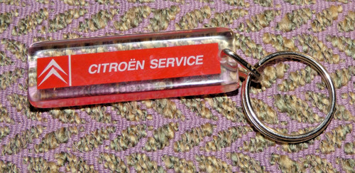 Porte clés citroën service - clés,