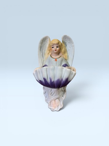 Bénitier ange porcelaine