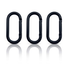 Lot de 3 Mousquetons ovales