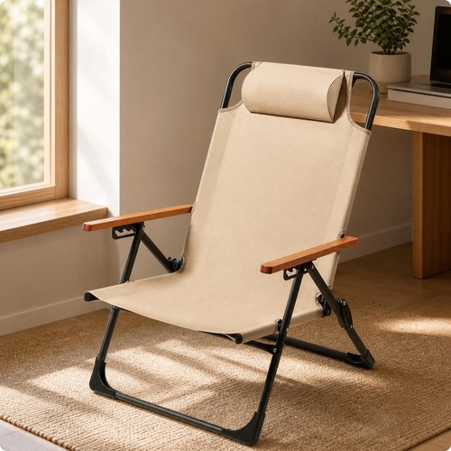 Chaise longue pliante - chaise,