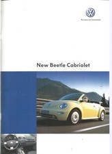 CATALOGUE VW - NEW BEETLE CABRIOLET + TARIF 2004