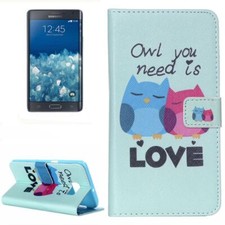 Housse Bumper Pour Téléphone Samsung Galaxy Note 5 Edge Hiboux Amour