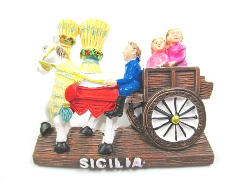 Sicile aimant poly souvenir