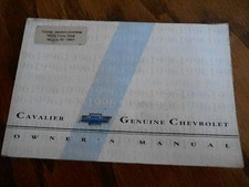 96 Chevy Cavalier Propriétaire Opérateurs Manuel