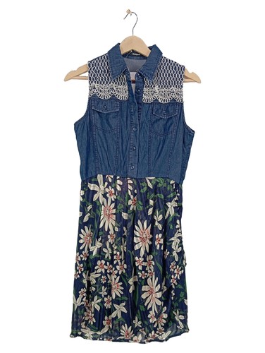 Desigual robe jean femme - en,