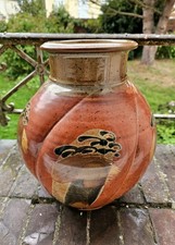 Vase grès Poterie de Blanot Delair Dailer céramique design vintage 70-80-90 