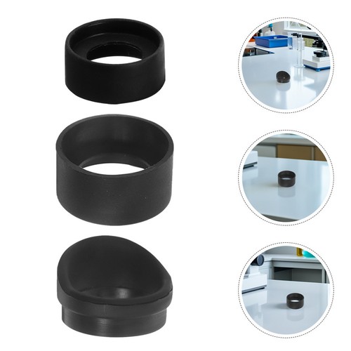 6pcs black rubber - rubber, eyepiece