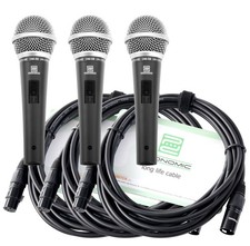 3x Microphone Micro Dynamique