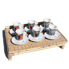 Set de 6 tasses à café +