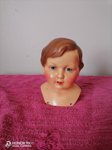Tête poupée ancienne - tête,