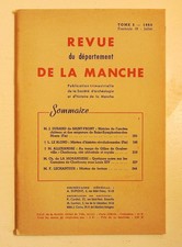 Revue de la Manche 19 1963 Château Saint Symphorien des Monts Cherbourg Corsaire