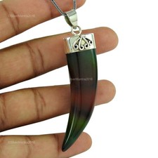 Naturel Onyx 925 Argent Sterling Handmade Cyber Lundi Fiançailles Unique Pendant