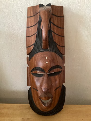 Masque africain teck - masque,