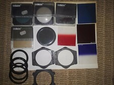 Filtre cokin .lot.avec adaptateur&porte filtre.polarisant etc..