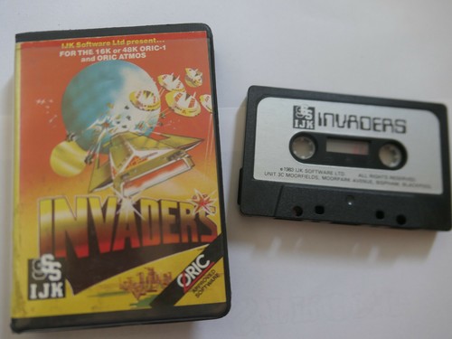 Jeu oric atmos invaders - atmos,