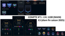 PACK 10 COMPTES LOL EUW (dont