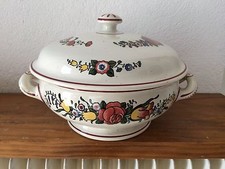 ANCIENNE ET RARE SOUPIÈRE HANSI LES ANNALES SARREGUEMINES  ANCIENNE SIGNATURE 