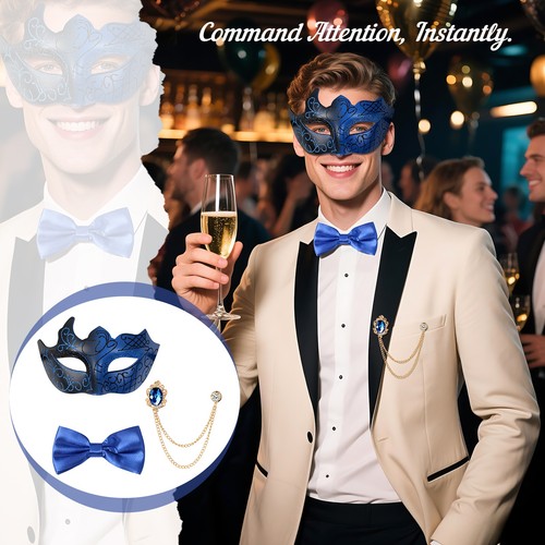Mens masquerade mask set - mens,