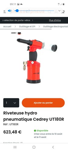 Riveteuse intensive hydro