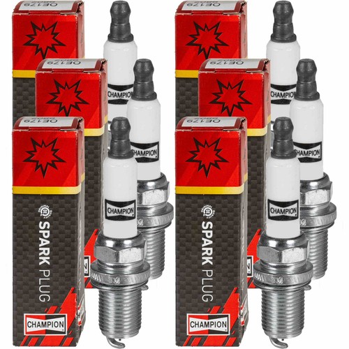 Champion bougies platine - 6x,